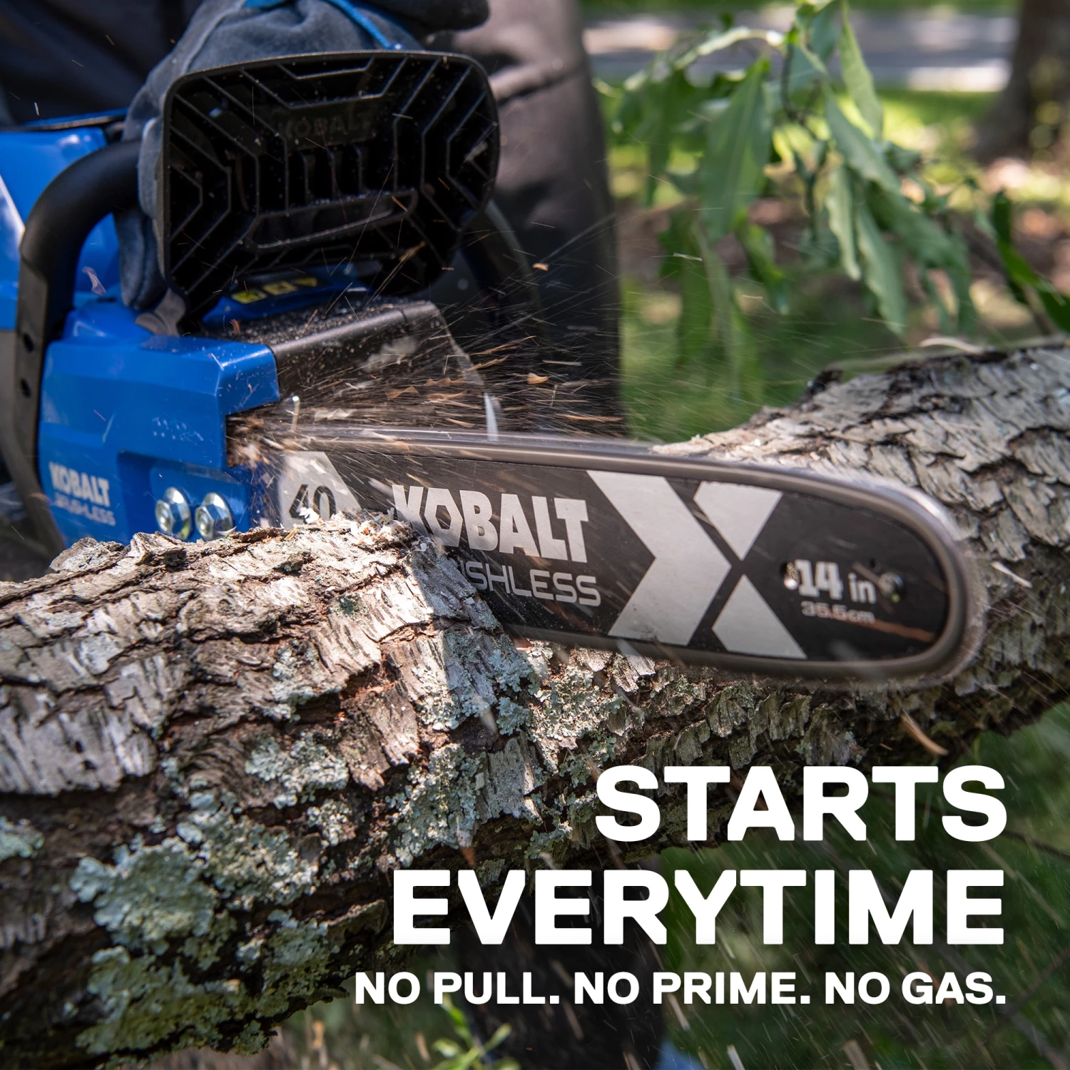 Cheap ๐งจ Kobalt Chainsaws & Pole Saws 40-Volt 14-in Brushless Cordless Electric Chainsaw 4 Ah (Battery & Charger Included) ๐ 9 Cheap ๐งจ Kobalt Chainsaws & Pole Saws 40-Volt 14-in Brushless Cordless Electric Chainsaw 4 Ah (Battery & Charger Included) ๐ - Image 9