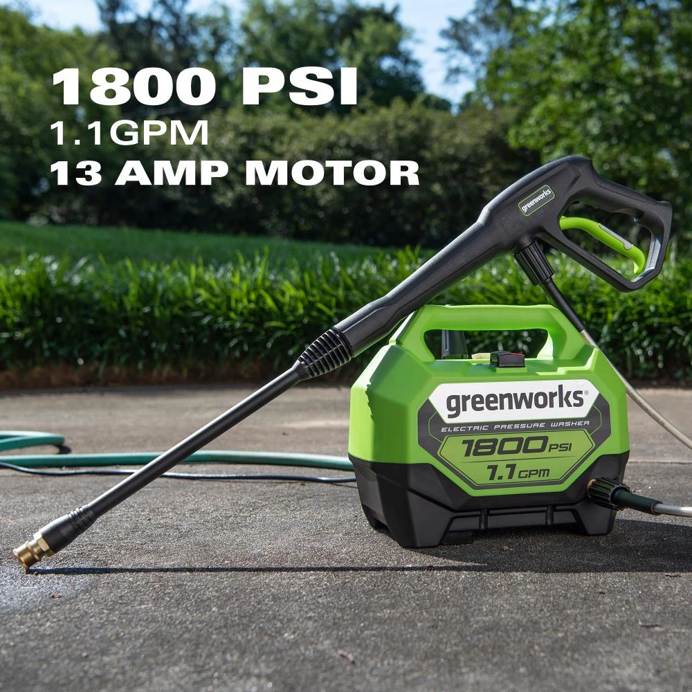 Deals ❤️ Greenworks Pressure Washers 1800-PSI 1.1-GPM Cold Water Electric Pressure Washer 🧨 12 Deals ❤️ Greenworks Pressure Washers 1800-PSI 1.1-GPM Cold Water Electric Pressure Washer 🧨 - Image 12