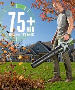 Buy ✨ EGO Leaf Blowers POWER+ 530-CFM 56-volt 530-CFM Brushless Handheld Cordless Electric Leaf Blower 2.5 Ah (Battery & Charger Included) 🌟 -Deals Outdoor Tools Store 16508717