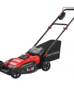 Best Sale ✔️ CRAFTSMAN Lawn Mowers 2x20V 20-Volt Max Brushless 20-in Push Cordless Electric Lawn Mower 5 Ah (Battery and Charger Included) ✨