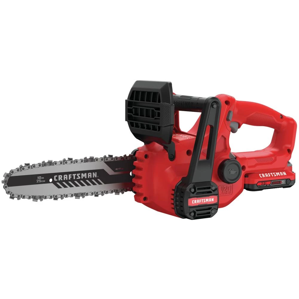 Discount ๐ CRAFTSMAN Chainsaws & Pole Saws 20-Volt Max 10-in Cordless Electric Chainsaw 2 Ah (Battery & Charger Included) ๐ 1 Discount ๐ CRAFTSMAN Chainsaws & Pole Saws 20-Volt Max 10-in Cordless Electric Chainsaw 2 Ah (Battery & Charger Included) ๐