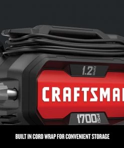 Best deal 🎉 CRAFTSMAN Pressure Washers 1700-PSI 1.2-GPM Cold Water Electric Pressure Washer 🔥 -Deals Outdoor Tools Store 16728322