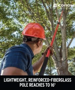 Best Sale 🔔 Corona Chainsaws & Pole Saws 16-ft Fiberglass Pass-thru Pole Pruner 🔔 12 Best Sale 🔔 Corona Chainsaws & Pole Saws 16-ft Fiberglass Pass-thru Pole Pruner 🔔 -Deals Outdoor Tools Store 17881767