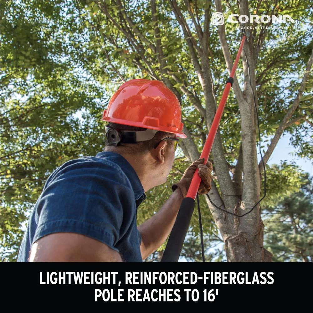Best Sale 🔔 Corona Chainsaws & Pole Saws 16-ft Fiberglass Pass-thru Pole Pruner 🔔 4 Best Sale 🔔 Corona Chainsaws & Pole Saws 16-ft Fiberglass Pass-thru Pole Pruner 🔔 - Image 4