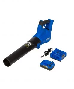 Cheap 💯 Kobalt Leaf Blowers 24-volt Max 500-CFM Brushless Handheld Cordless Electric Leaf Blower 4 Ah (Battery & Charger Included) 🎁 -Deals Outdoor Tools Store 42186957