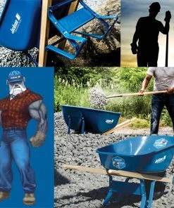 Outlet 💯 JACKSON Wheelbarrows & Yard Carts 6-cu ft Wheelbarrow Flat-free Tire(s) 👍 -Deals Outdoor Tools Store 42393276 scaled