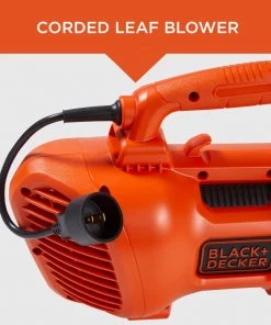 Coupon 🔥 BLACK+DECKER Leaf Blowers 9-Amp 450-CFM 140-MPH Corded Electric Leaf Blower 😍 -Deals Outdoor Tools Store 42427318