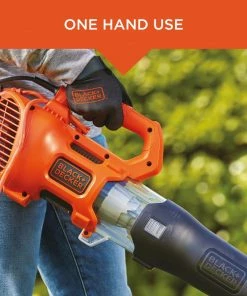 Coupon 🔥 BLACK+DECKER Leaf Blowers 9-Amp 450-CFM 140-MPH Corded Electric Leaf Blower 😍 -Deals Outdoor Tools Store 42427319