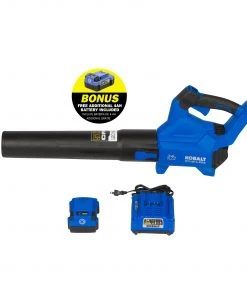 Budget 🧨 Kobalt Leaf Blowers 24-volt 500-CFM Brushless Handheld Cordless Electric Leaf Blower 4 Ah (Battery & Charger Included) 🤩