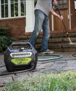 Buy 💯 Greenworks Pressure Washers 1700-PSI 1.2-GPM Cold Water Electric Pressure Washer ✔️ -Deals Outdoor Tools Store 42708343