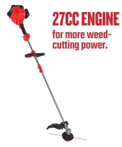 Flash Sale 🔔 CRAFTSMAN Trimmers & Edgers WS2400 27-cc 2-Cycle 18-in Straight Shaft Gas String Trimmer with Attachment Capable and Edger Capable 🤩 -Deals Outdoor Tools Store 44146269