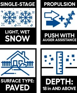 Outlet ❤️ Greenworks Snow Blowers 13-Amp 20-in Corded Electric Snow Blower with Auger Assistance ⌛ -Deals Outdoor Tools Store 44334064 scaled