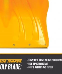 Best Sale ⌛ True Temper Lawn & Garden Hand Tools 20-in Poly Snow Shovel with 34.5-in Steel Handle 🎁 -Deals Outdoor Tools Store 46301969 scaled