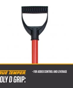 Flash Sale 🎁 True Temper Lawn & Garden Hand Tools 16-in Poly Snow Shovel with 36-in Steel Handle 🎉 -Deals Outdoor Tools Store 46301993